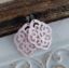 Bild von Ornament-Ohrstecker - Rhombusform - powder pink