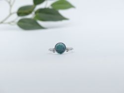 Bild von Ring - Kollektion "Eingefasster Glanz" - blau