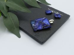 Bild von Schmuckset - Kollektion "Mosaik" - blau