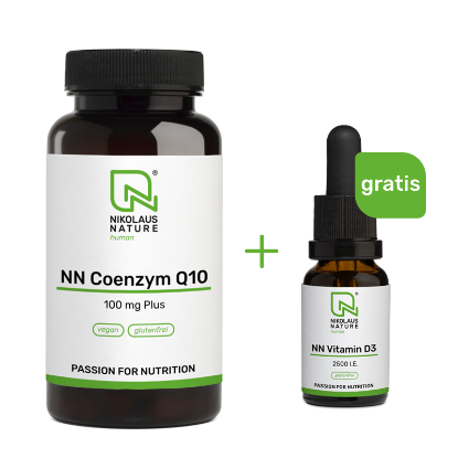 Bild von NN Coenzym Q10 100 mg + GRATIS NN Vitamin D3 2500